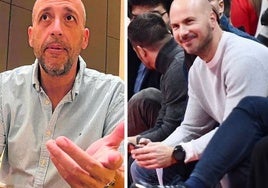 Moisés Cohen y Dragan Jankovski, de la agencia Beo Basket.