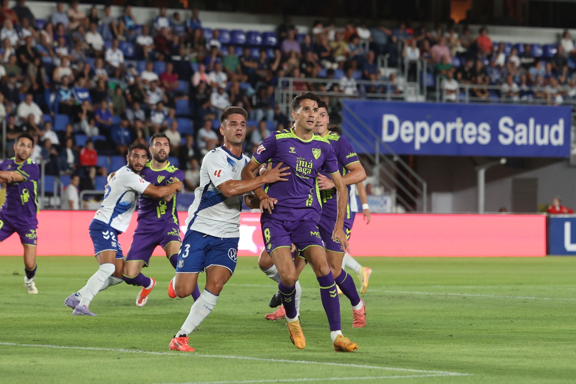 El Tenerife-Málaga, en imágenes