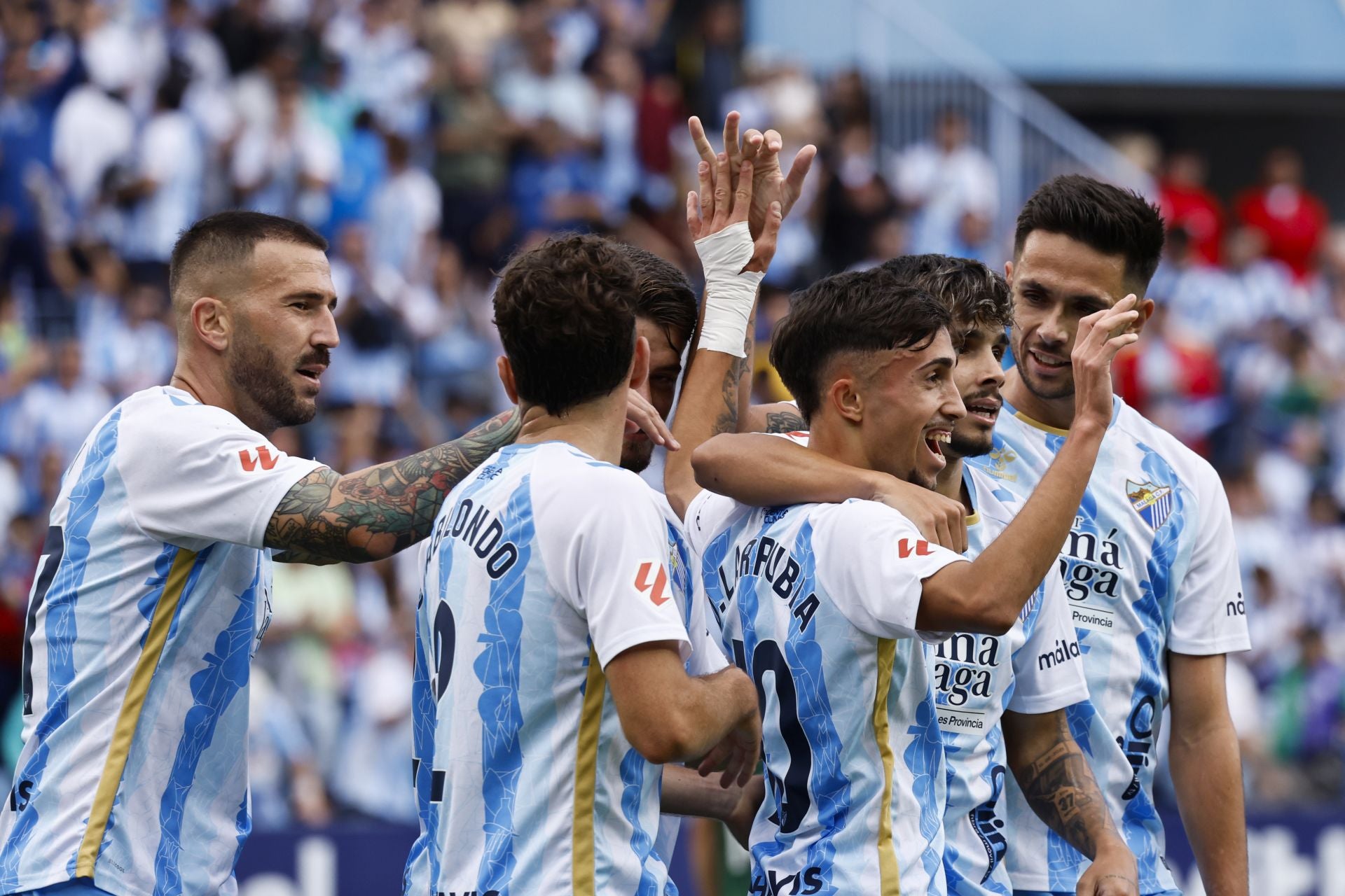 El Málaga-Eibar, en imágenes