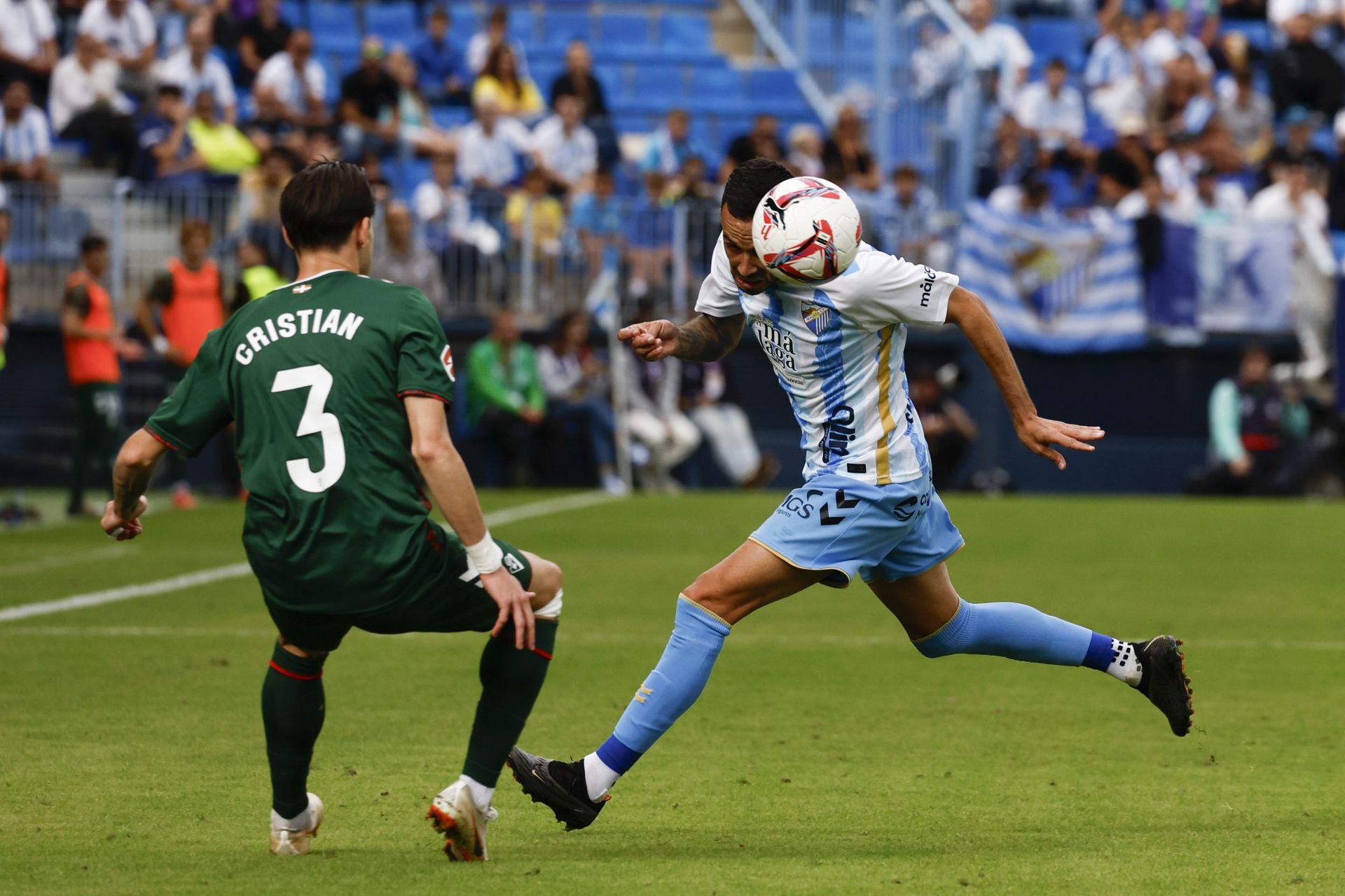 El Málaga-Eibar, en imágenes