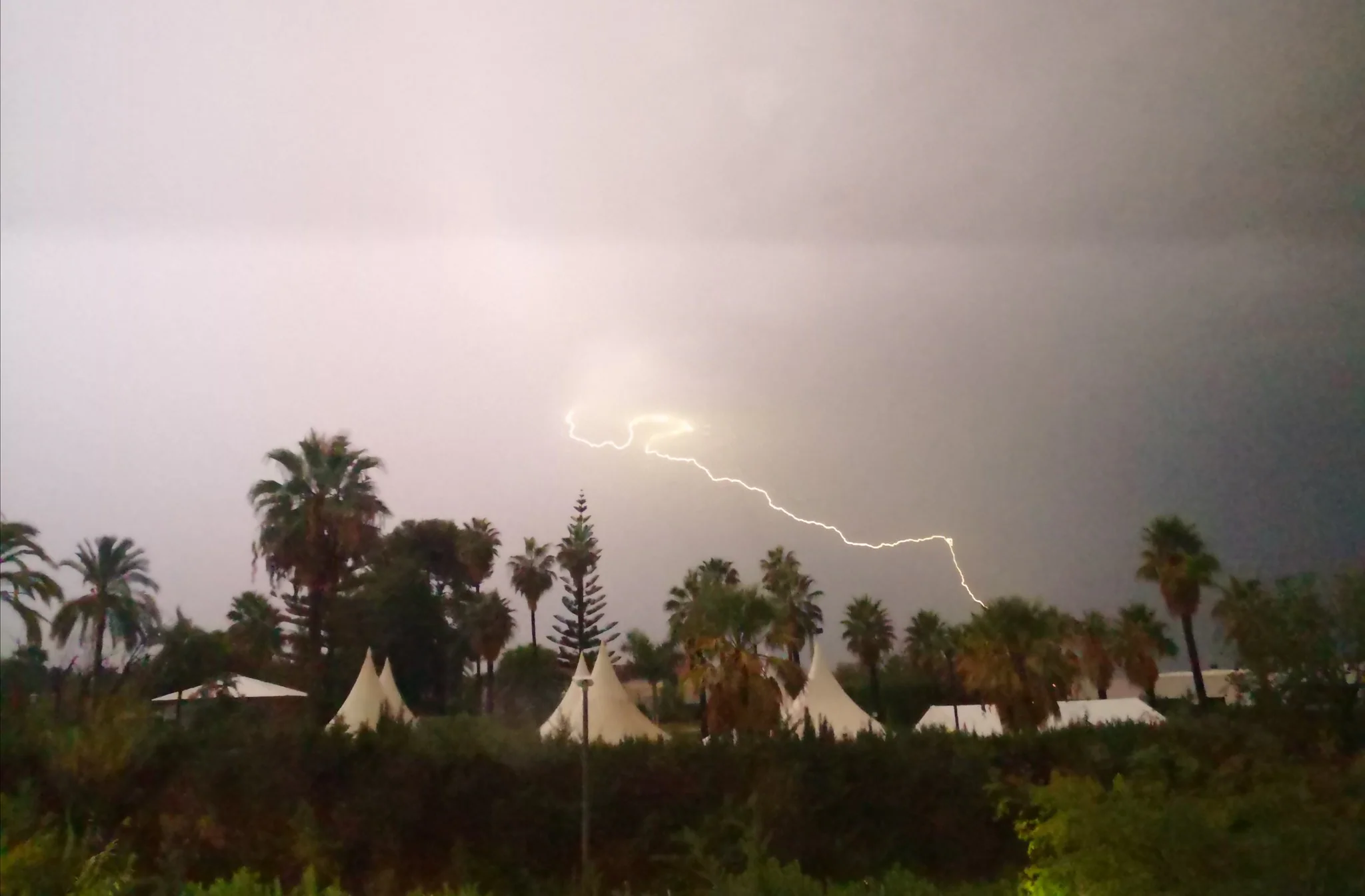 La tormenta, desde Alhaurín de la Torre