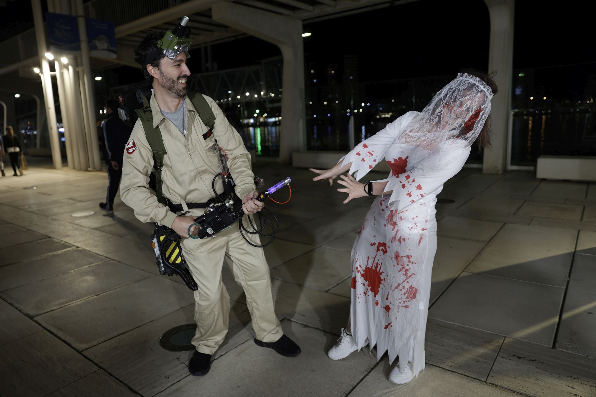 Noche de Halloween en el Centro de Málaga