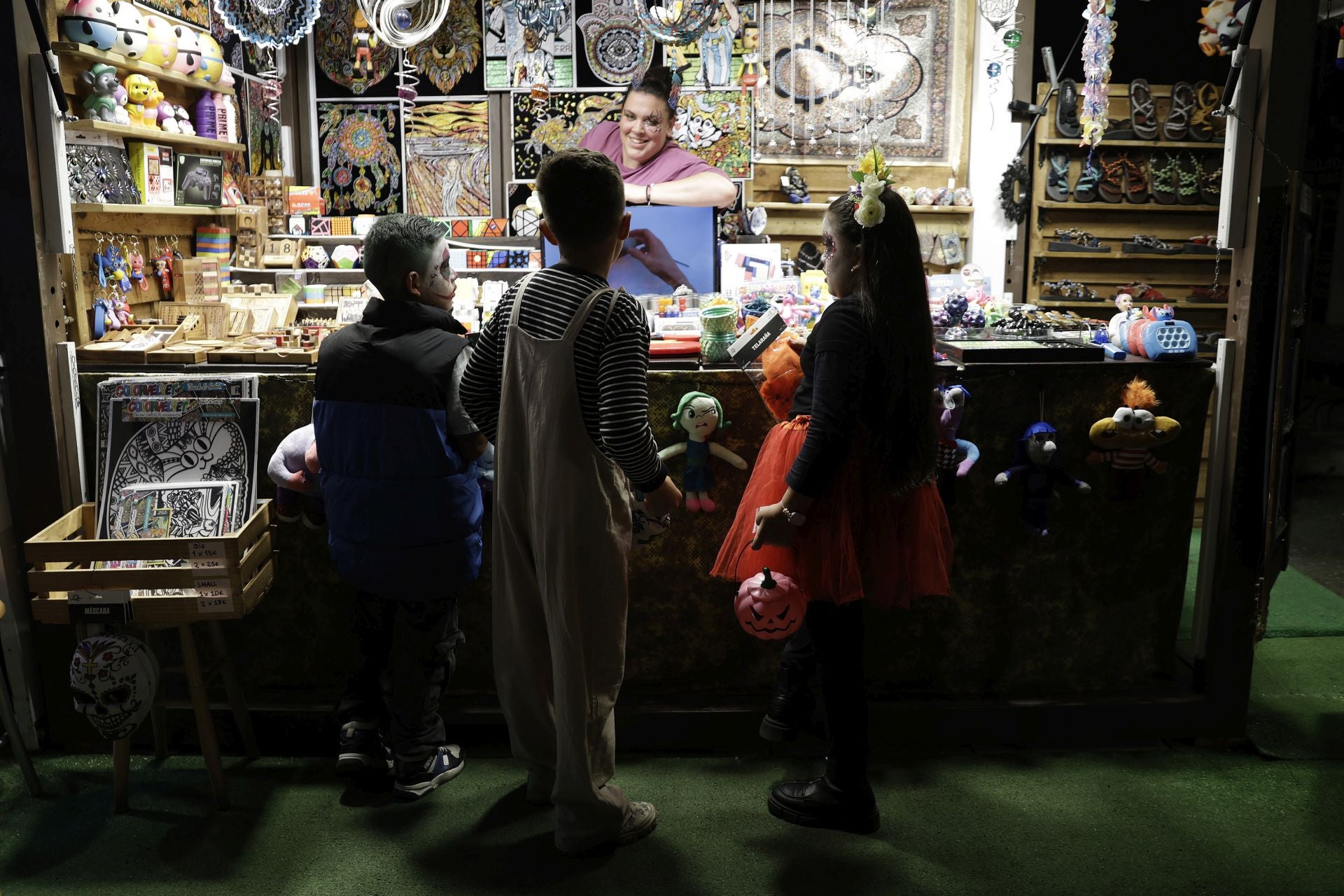 Noche de Halloween en el Centro de Málaga