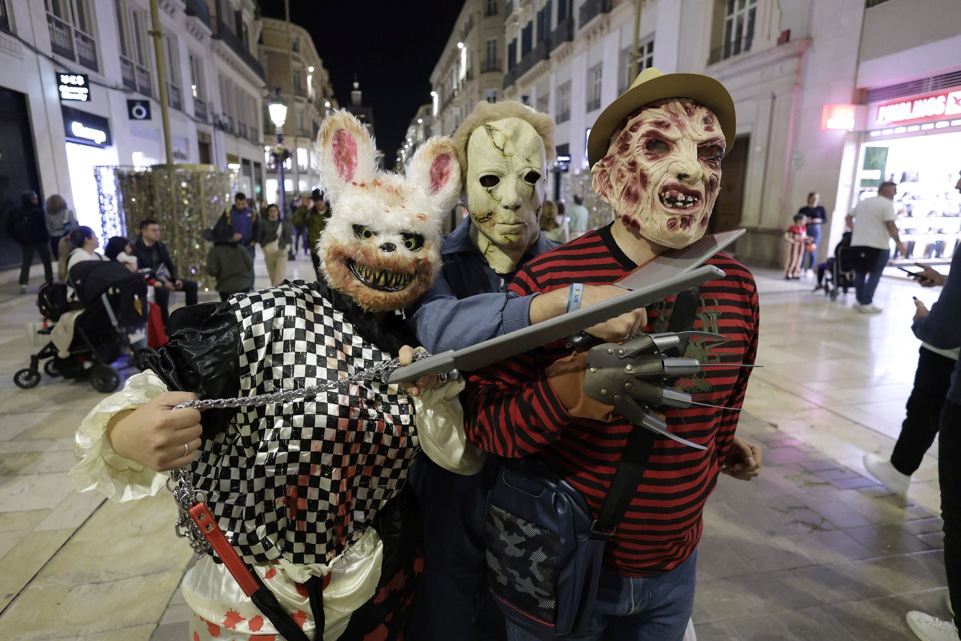 Noche de Halloween en el Centro de Málaga