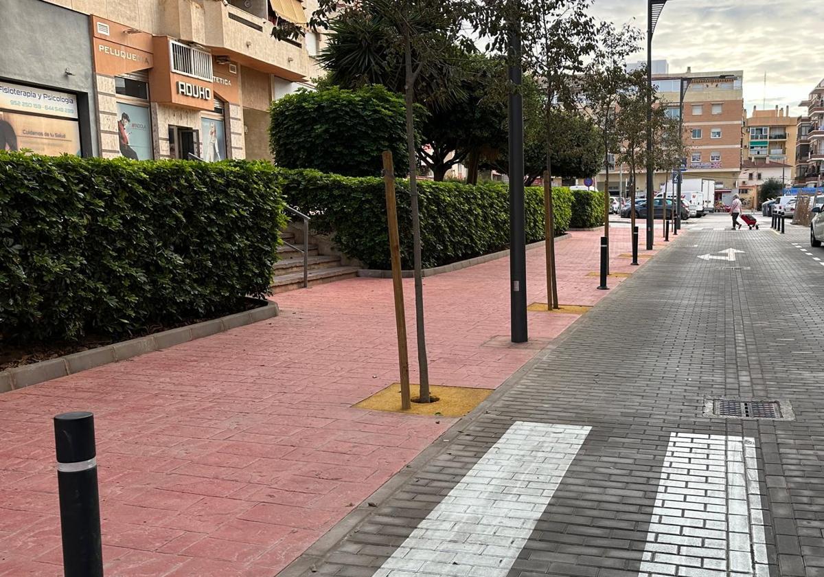 La calle Ronda, tras las obras ejecutadas.