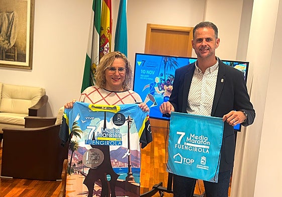 La alcaldesa y el concejal de Deportes anuncian la iniciativa.