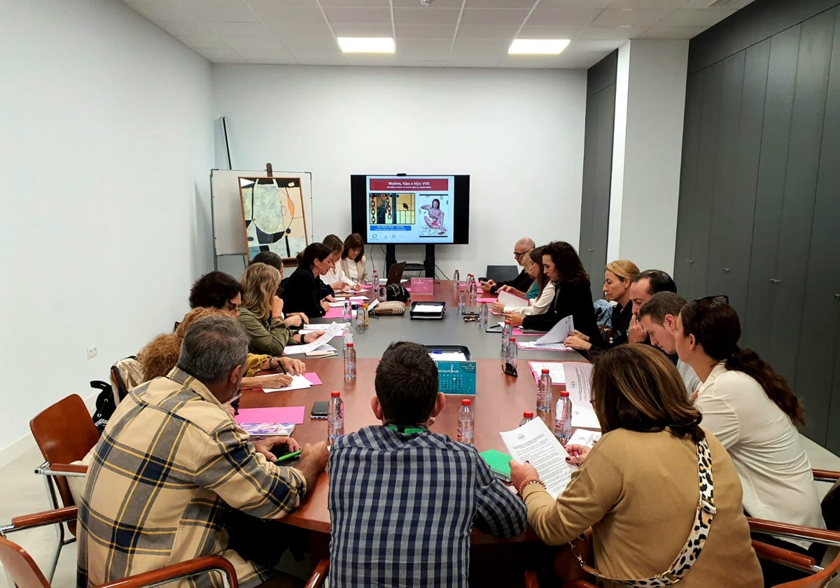 Mesa de trabajo del órgano de coordinación ante la violencia de género.