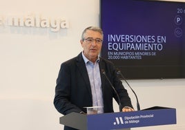 Salado, este viernes, durante la presentación del plan de inversiones.