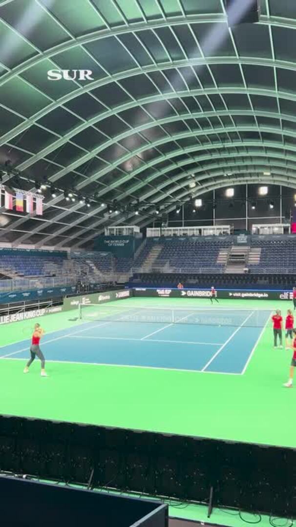 Así es la pista de la Billie Jean King Cup en Málaga