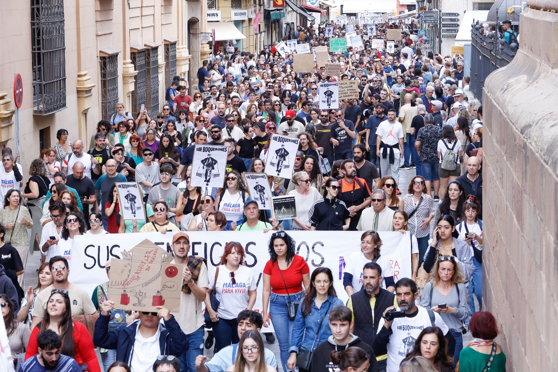 El 9N en Málaga, en imágenes