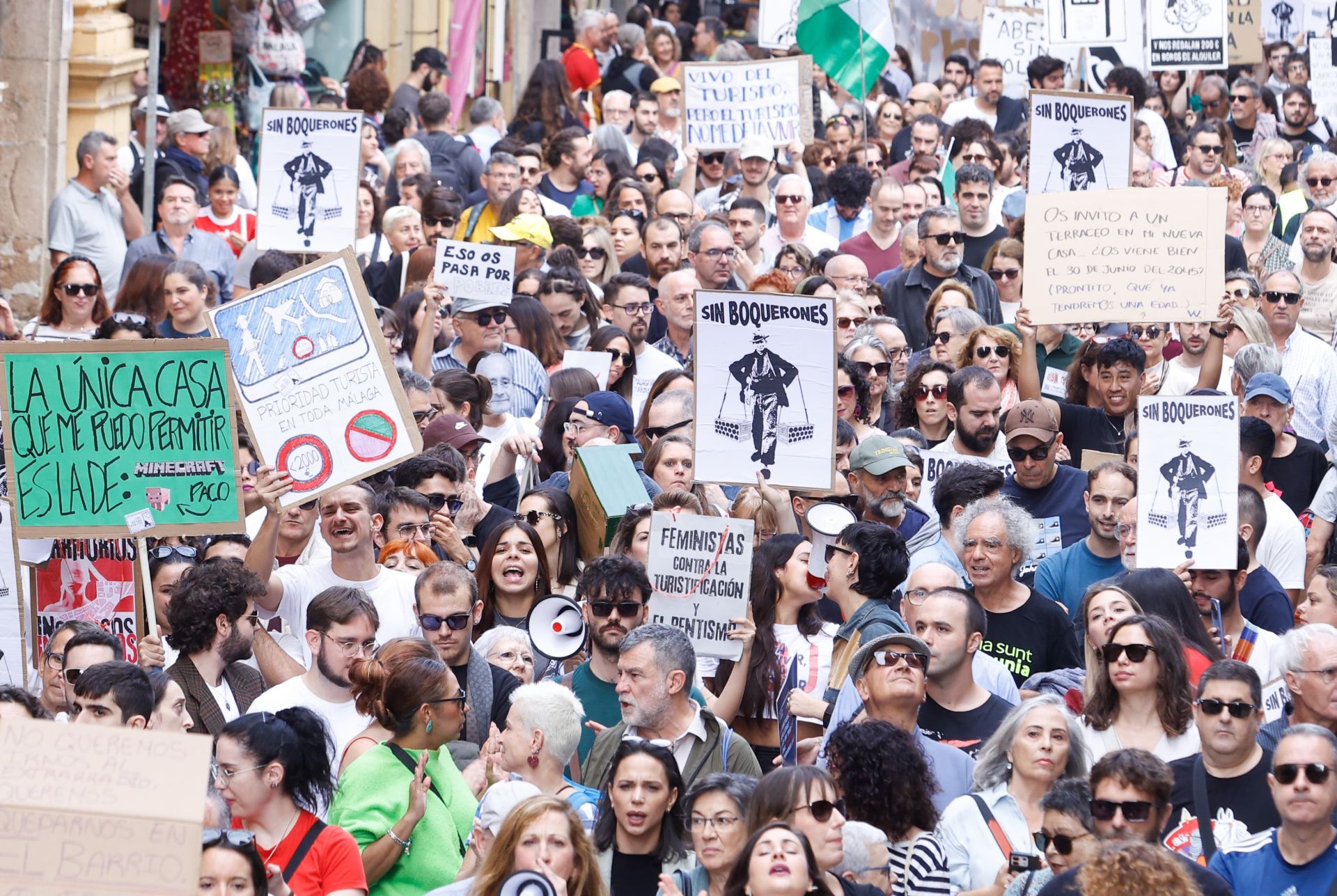 El 9N en Málaga, en imágenes