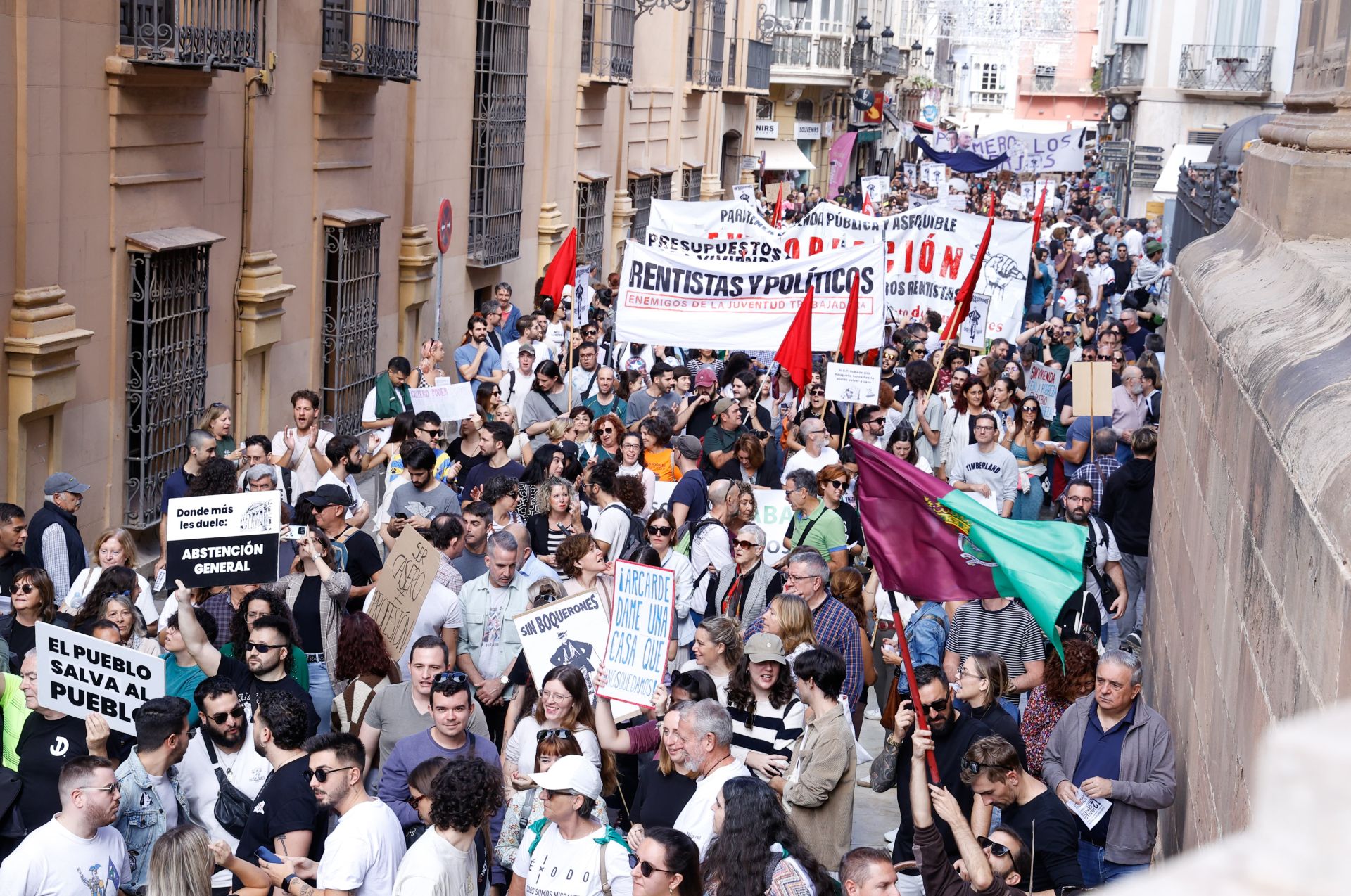 El 9N en Málaga, en imágenes