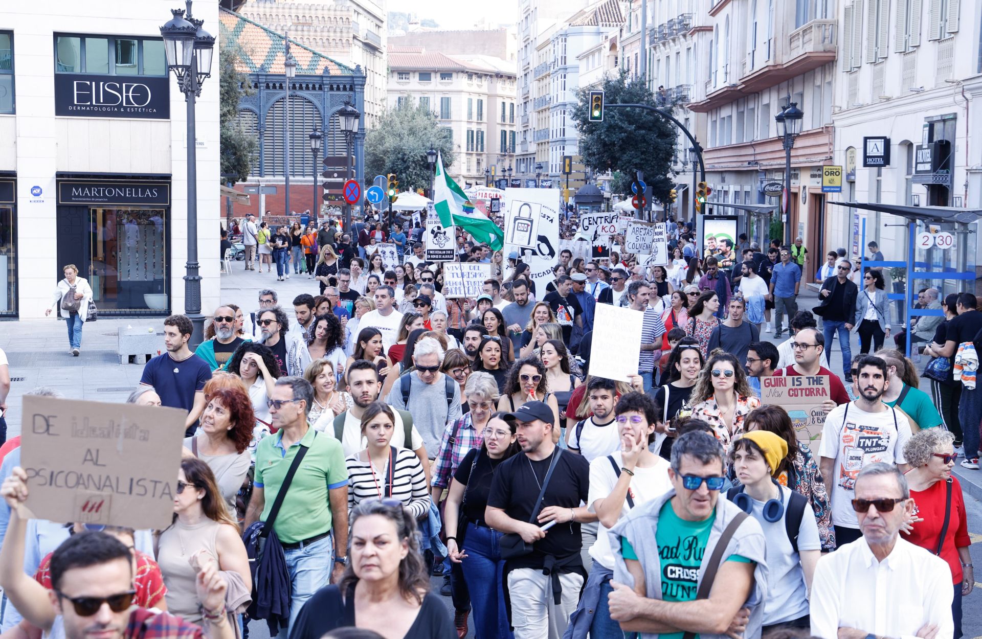 El 9N en Málaga, en imágenes