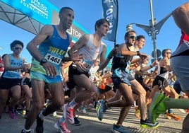 Salida de la Media Maratón de Fuengirola.