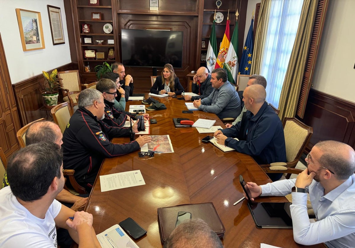 Reunión de coordinación en el Ayuntamiento de Mijas.