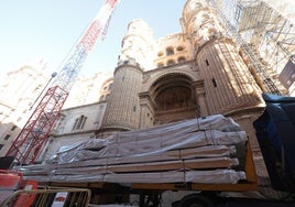 Las vigas para el tejado de la Catedral han sido fabricadas por la empresa Egoin.