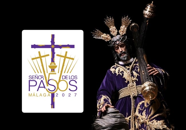 Logotipo del 50.º aniversario del Nazareno de los Pasos.