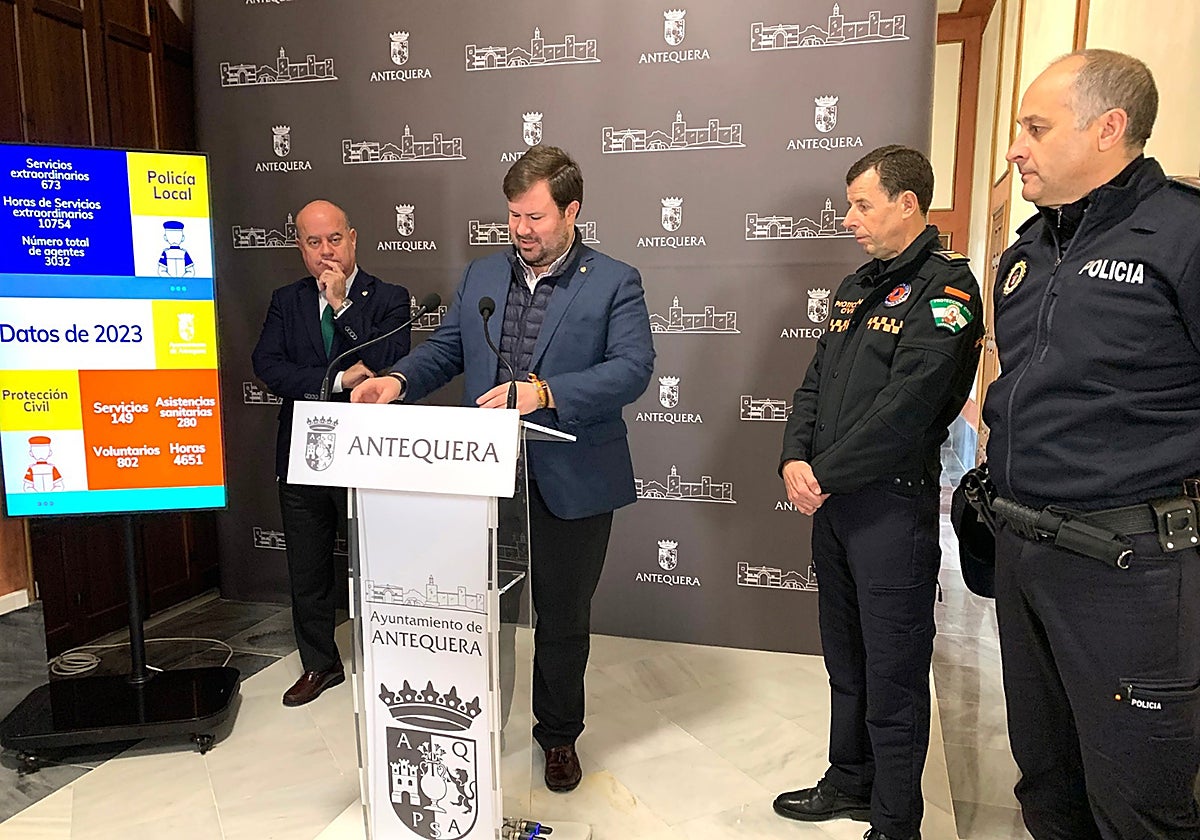 Desde el martes por la mañana, el Ayuntamiento de Antequera activó su plan de emergencias.