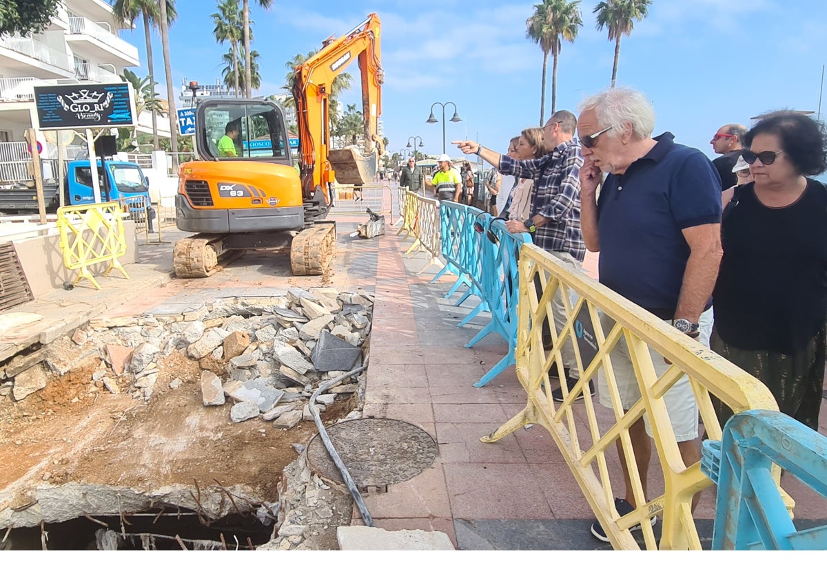 Destrozos en La Carihuela, a consecuencia de la DANA de finales de octubre.