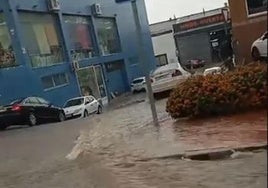 La tromba en Coín ha sido de 26 litros por metro cuadrado en apenas una hora.