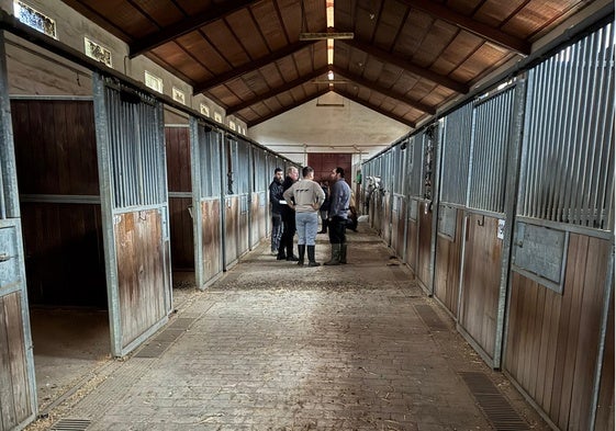 Instalaciones habilitadas en el Hipódromo de Mijas.