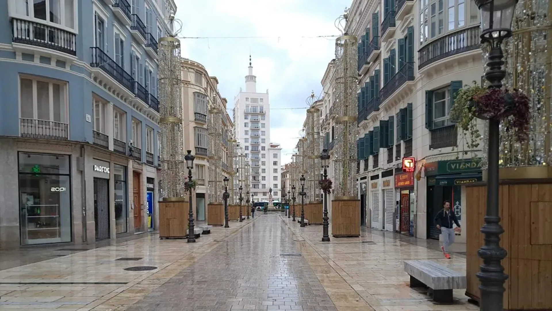 Málaga se autoconfina por miedo a la DANA 