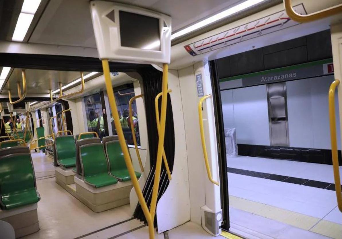 El metro suspende su servicio en Málaga