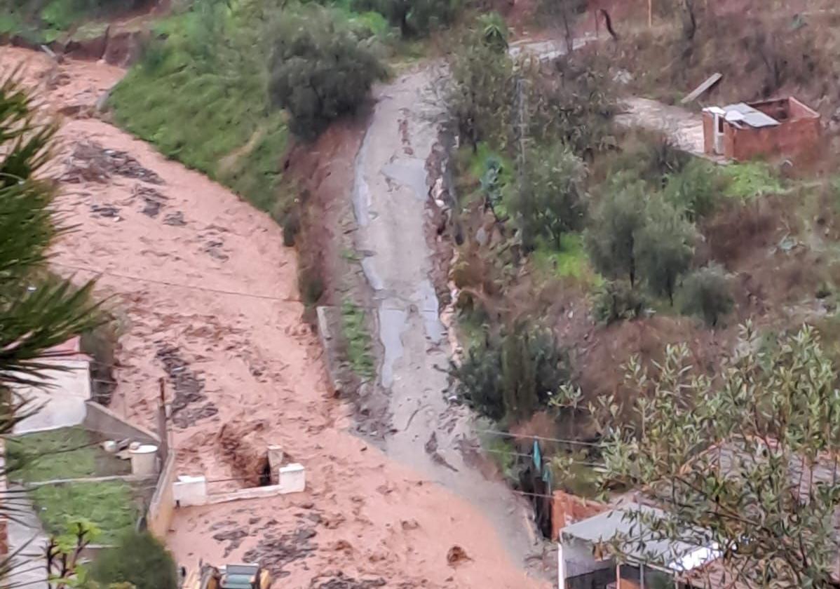 El paso de la DANA por Málaga, en imágenes