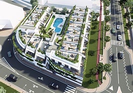 Infografía de Residencial Iceberg ALH, la nueva promoción de Iceberg Gestión Inmobiliaria en la provincia de Málaga.