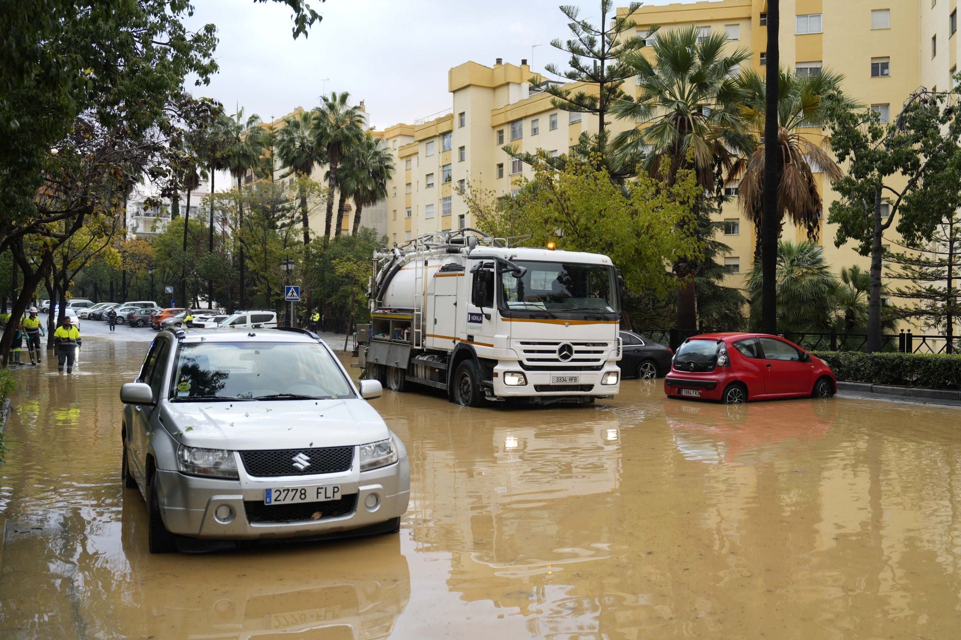 Así amanece Jacinto Benavente en Marbella.