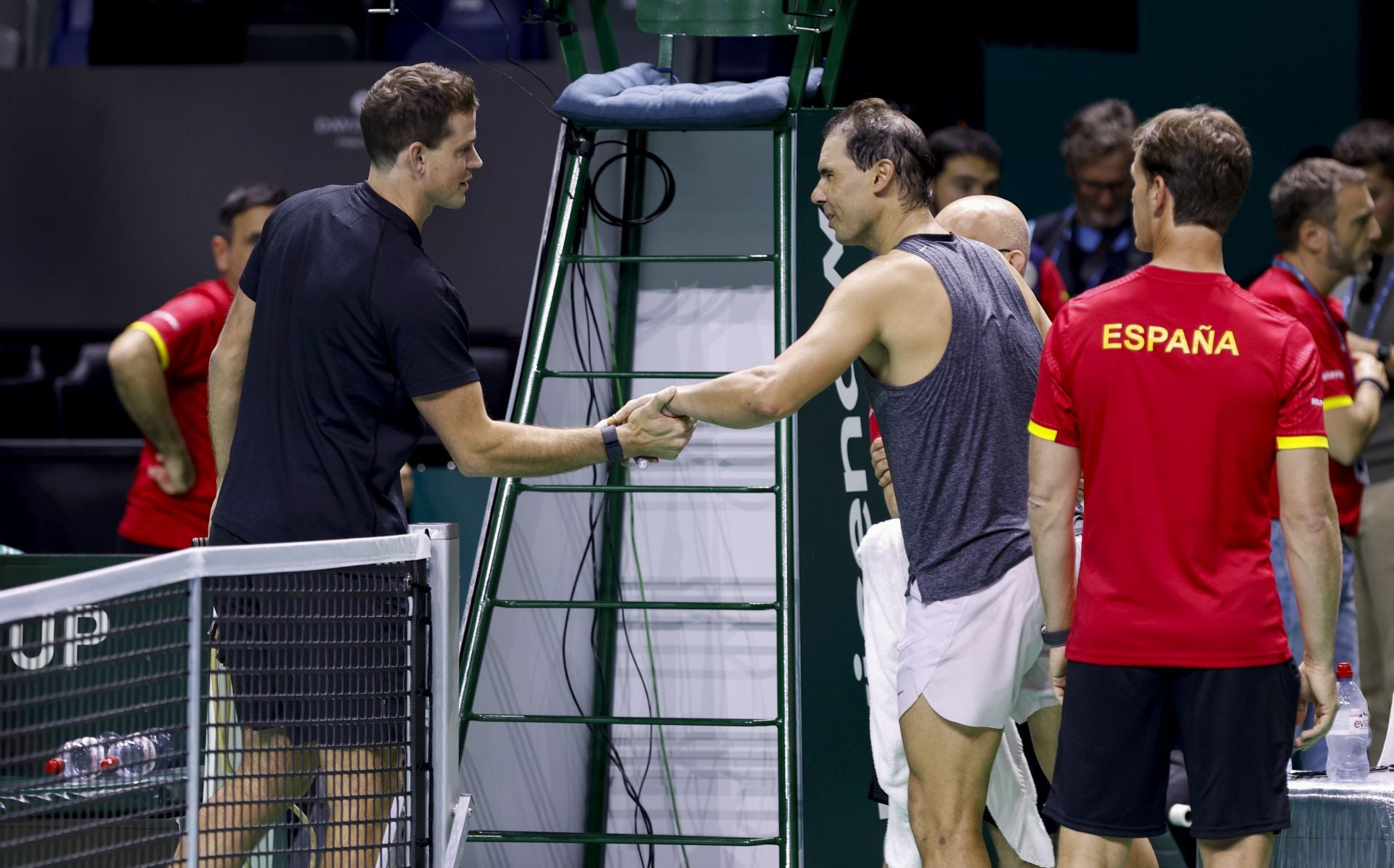 Furor por Rafa Nadal en el Martín Carpena