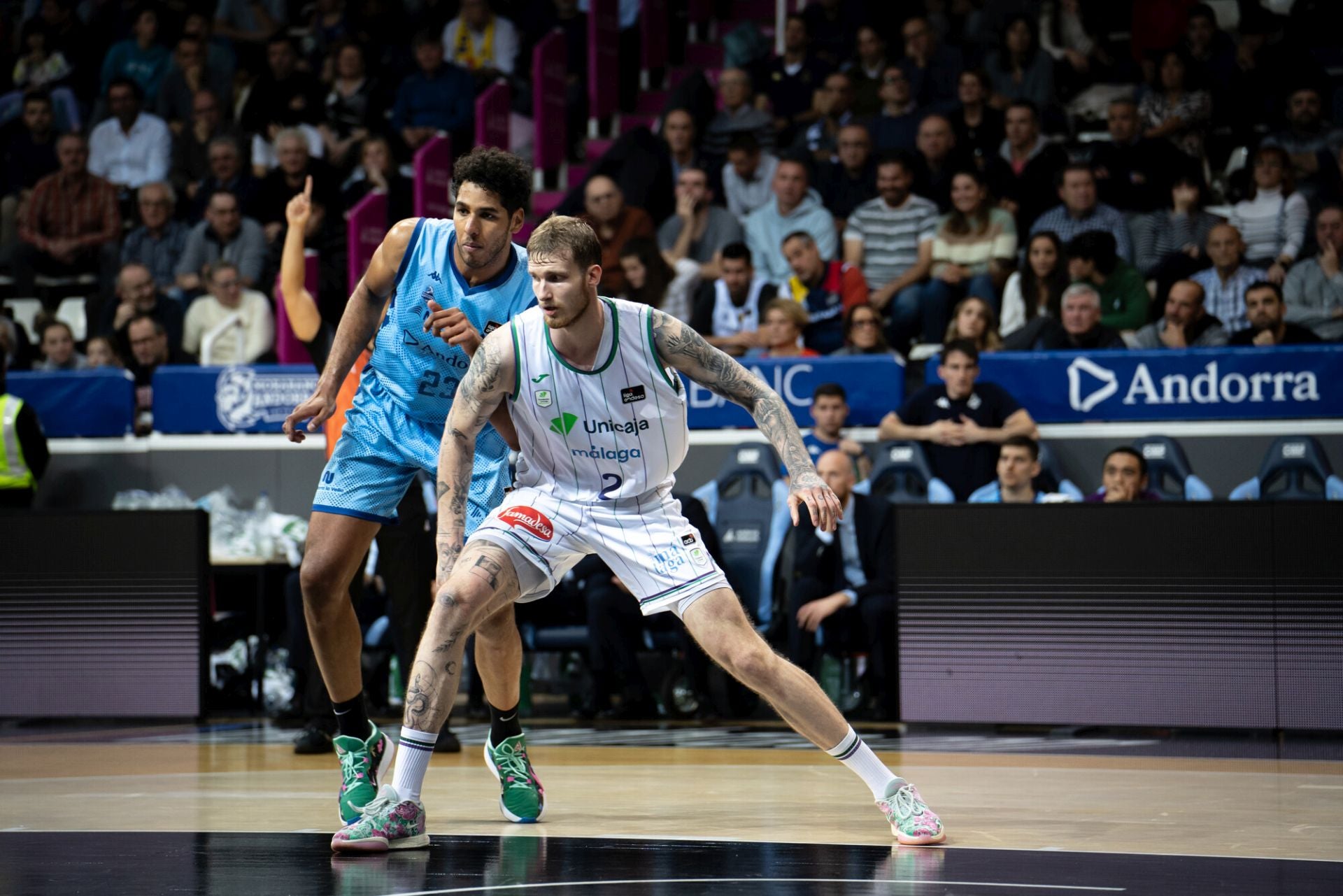 El Andorra-Unicaja, en imágenes