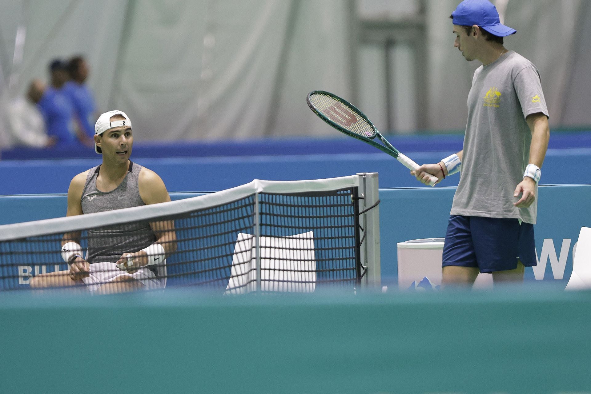 Nadal y Alcaraz, juntos en Málaga: España ya se entrena al completo para la Davis