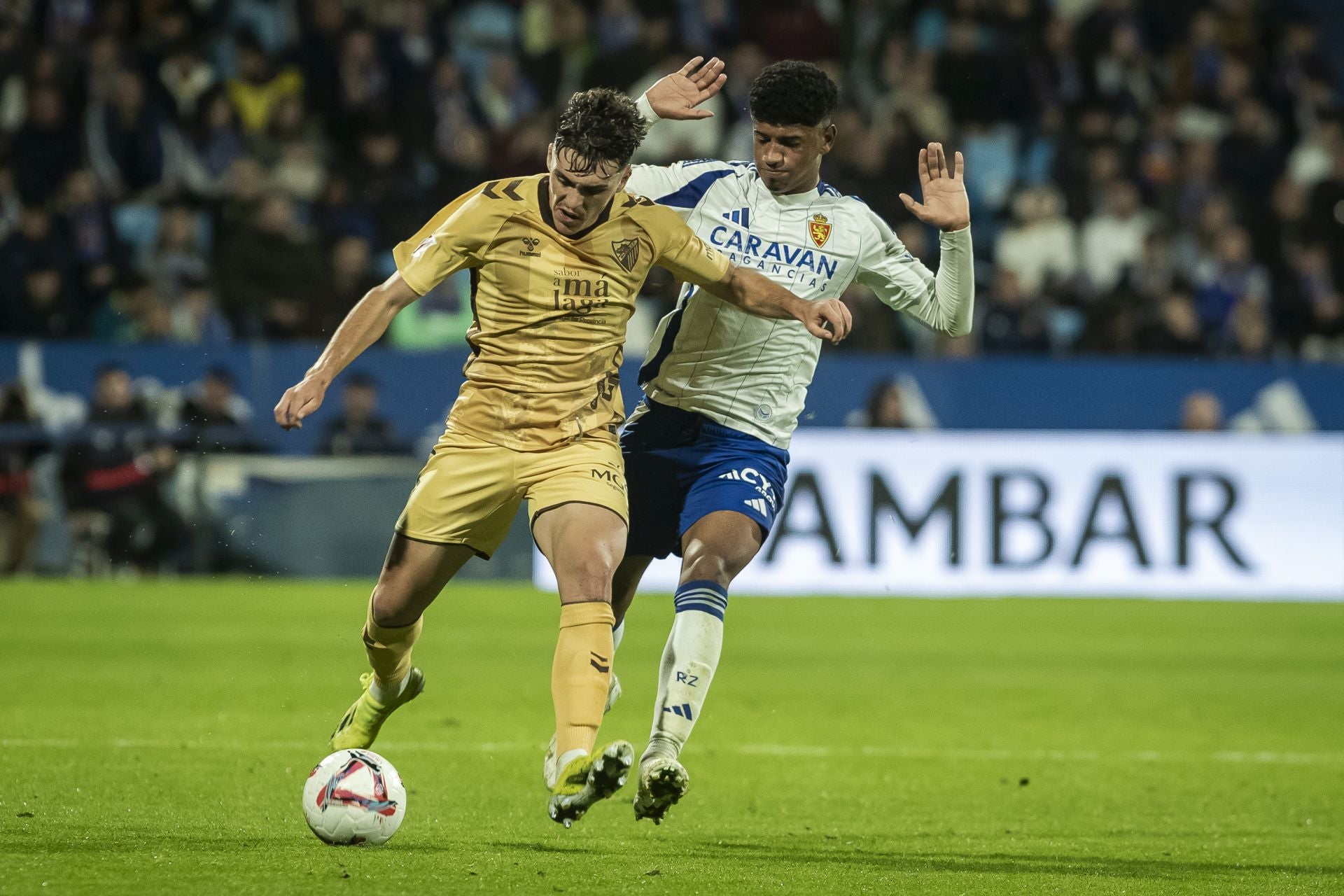 El Zaragoza-Málaga, en imágenes