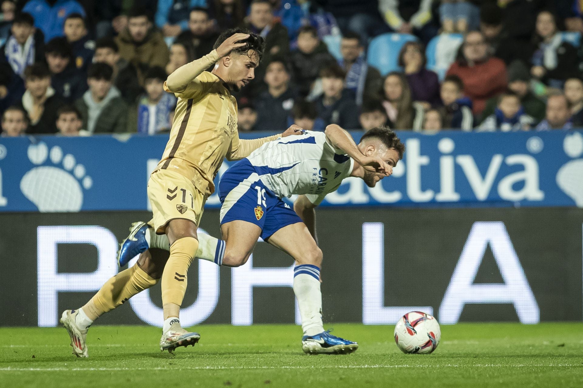 El Zaragoza-Málaga, en imágenes