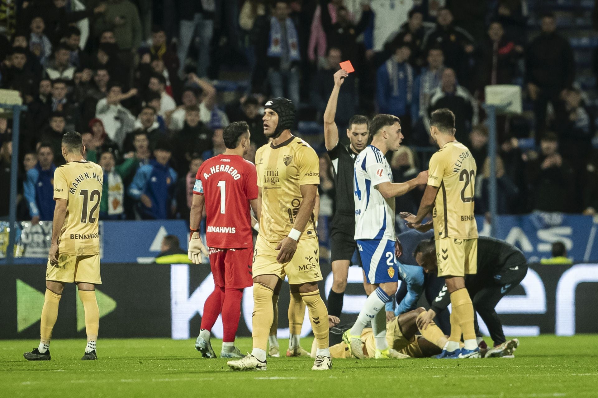 El Zaragoza-Málaga, en imágenes