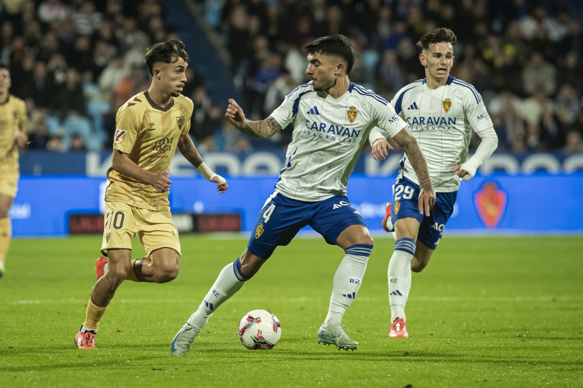 El Zaragoza-Málaga, en imágenes