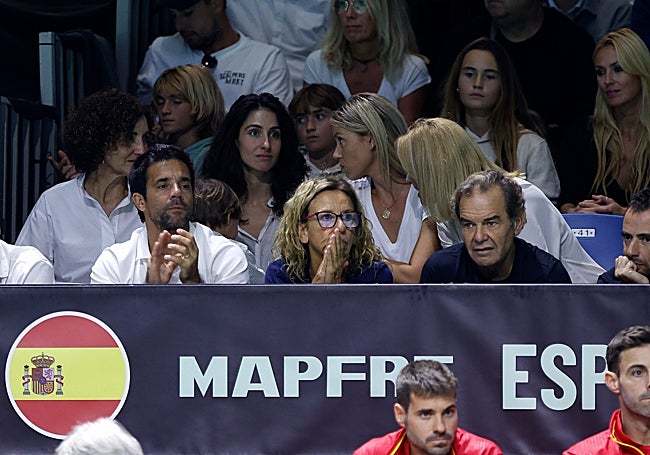 La familia de Rafa también estuvo presente, apoyándole.