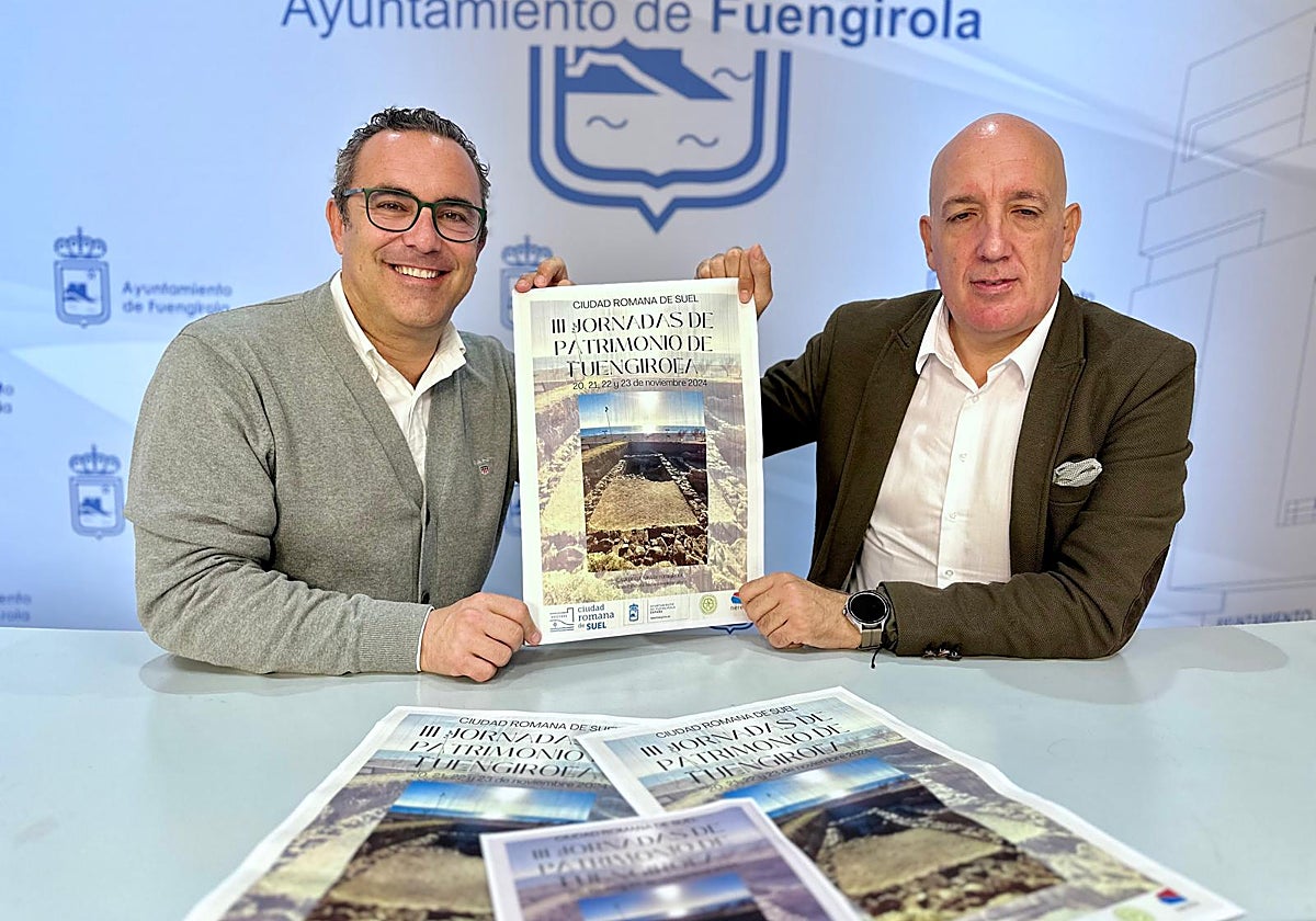 El concejal de Cultura y el gerente de Nerea presentan las jornadas.