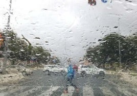 Málaga, de nuevo en aviso por lluvias y tormentas con granizo este martes