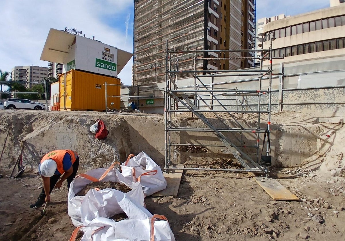 El metro se prepara para empezar las obras en la calle Eugenio Gross de Málaga