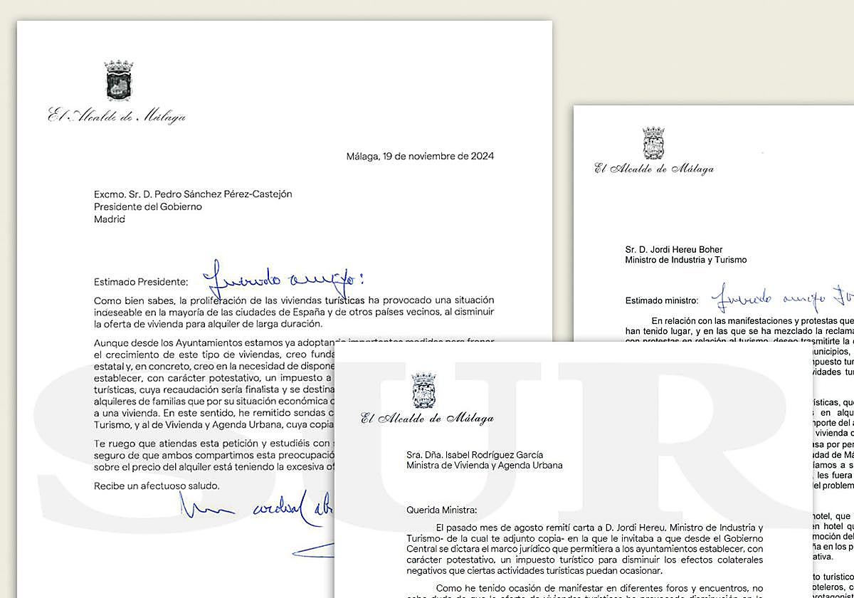 Cartas enviadas por De la Torre.