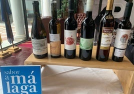 Diferentes vinos que se presentaron durante el vento.