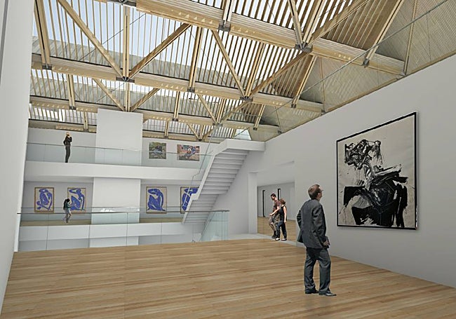 Nuevas salas de exposiciones del Centro Cultural Provincial María Atencia.