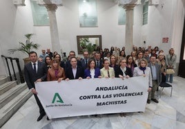 Acto institucional de la Junta de Andalucía en Málaga por el 25-N.