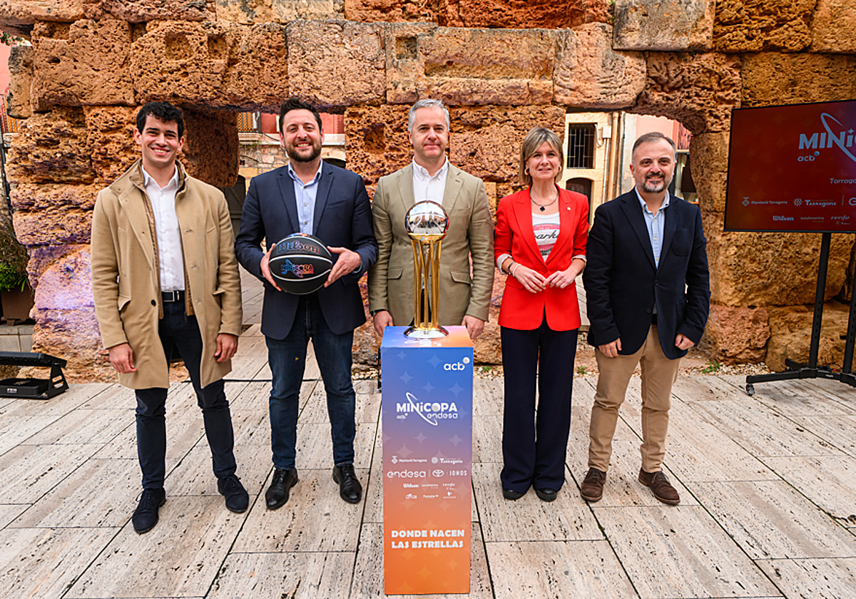 El trofeo, en Tarragona.