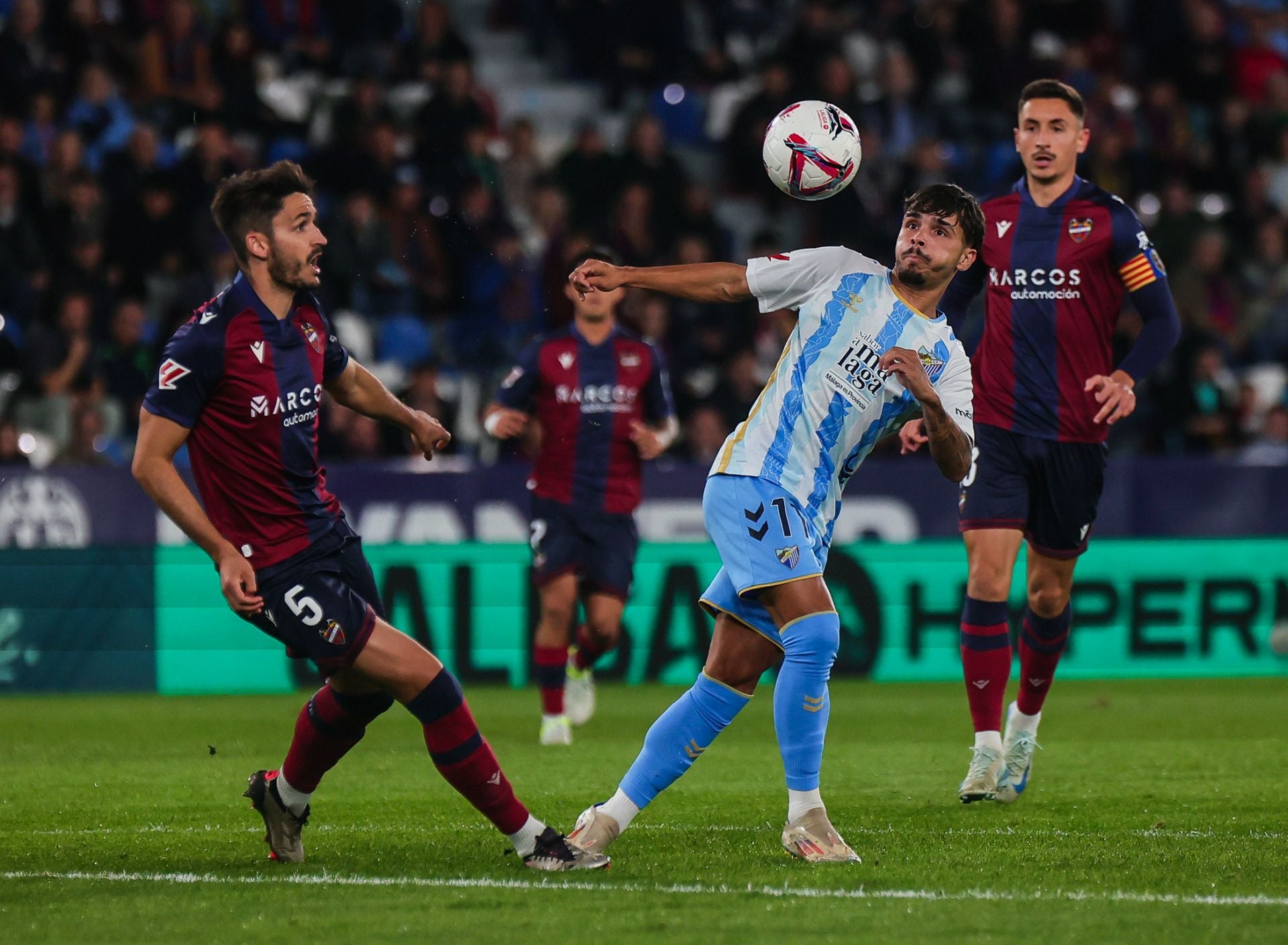 El Levante-Málaga, en imágenes