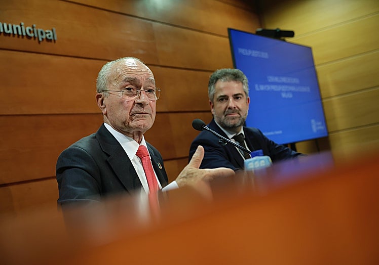 De la Torre, durante la rueda de prensa.