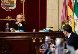 De la Torre y Pérez, durante un debatre pleanario, en una foto de archivo.