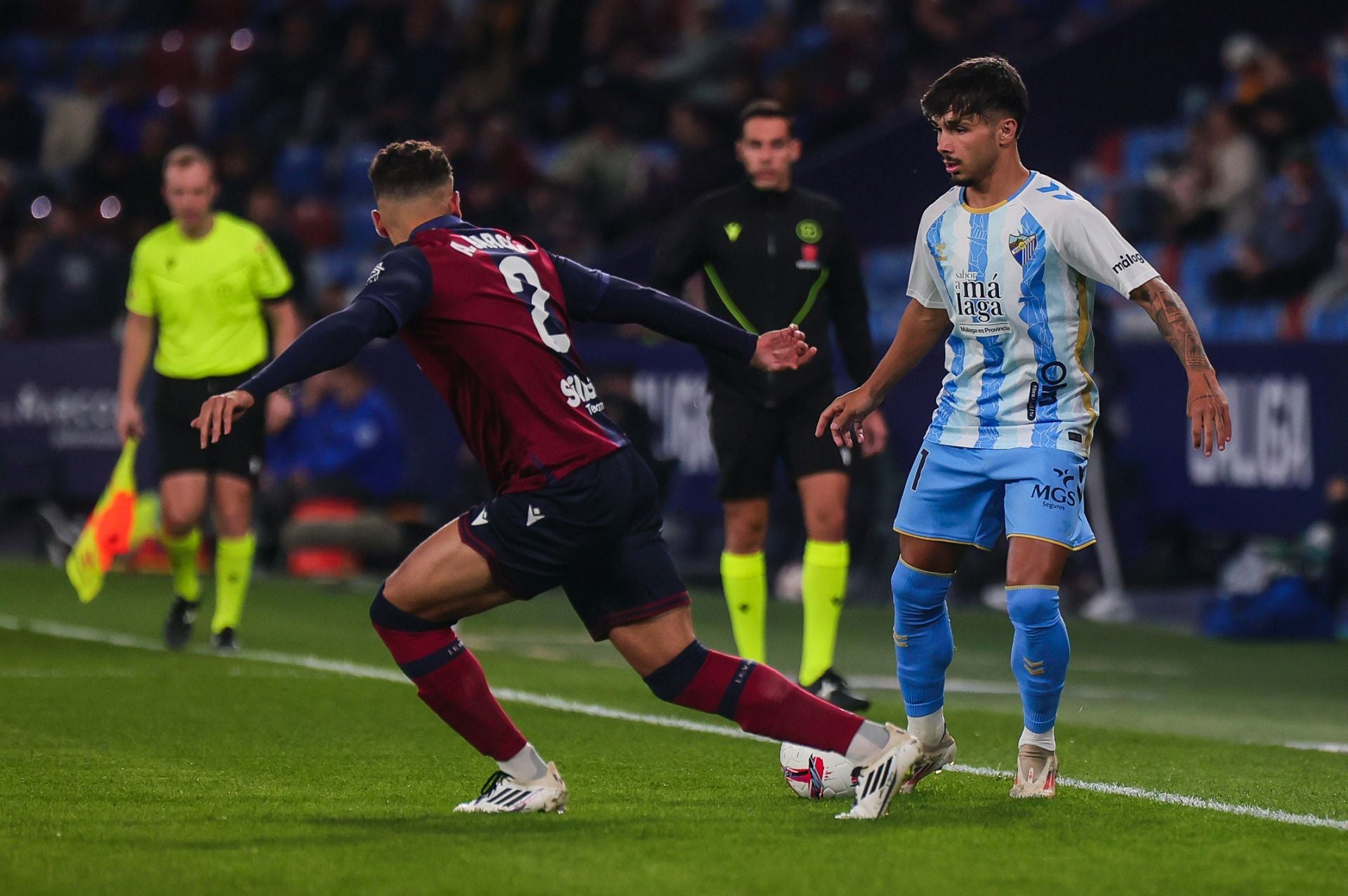 El Levante-Málaga, en imágenes